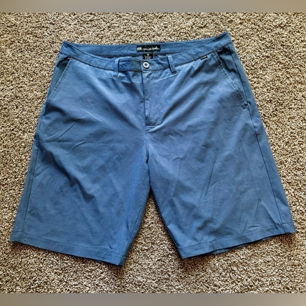 Travis Mathew Slate Blue Athletic Shorts